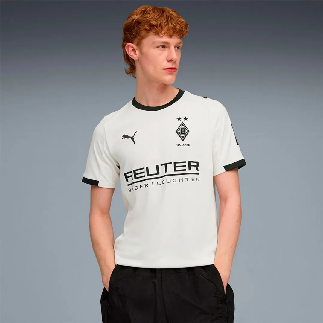 PUMA Borussia Mönchengladbach 25/26 Thuis T-shirt M - Wit