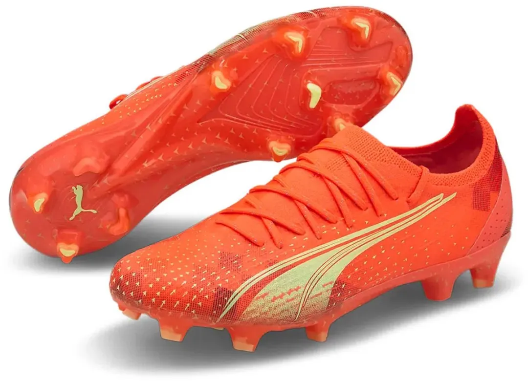 PUMA Ultra Ultimate FG/AG Voetbalschoenen - Rood - EU 37