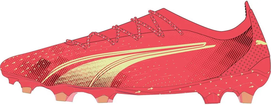 PUMA Ultra Ultimate FG/AG Voetbalschoenen - Rood - EU 37