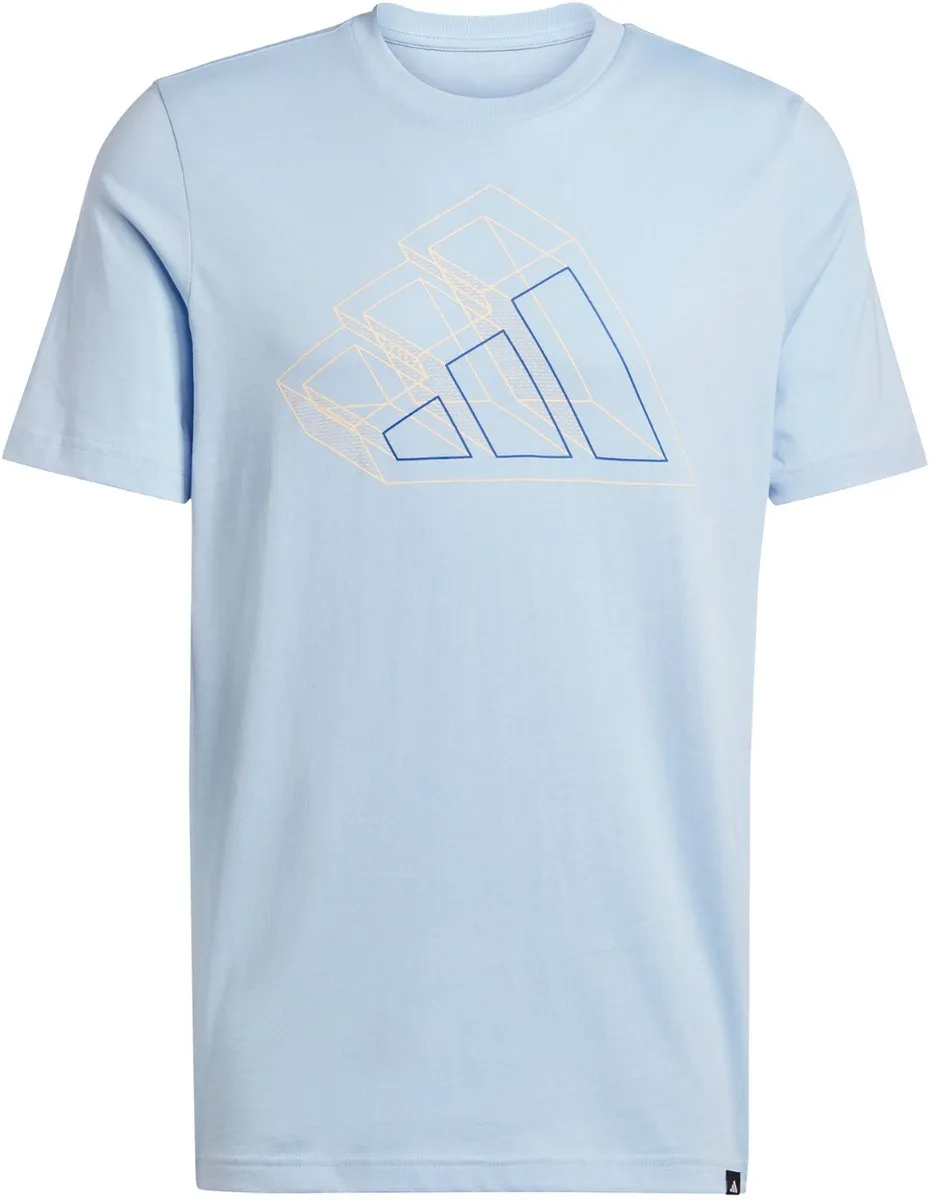adidas T-shirt Heren M Fill Tee - Hemelsblauw