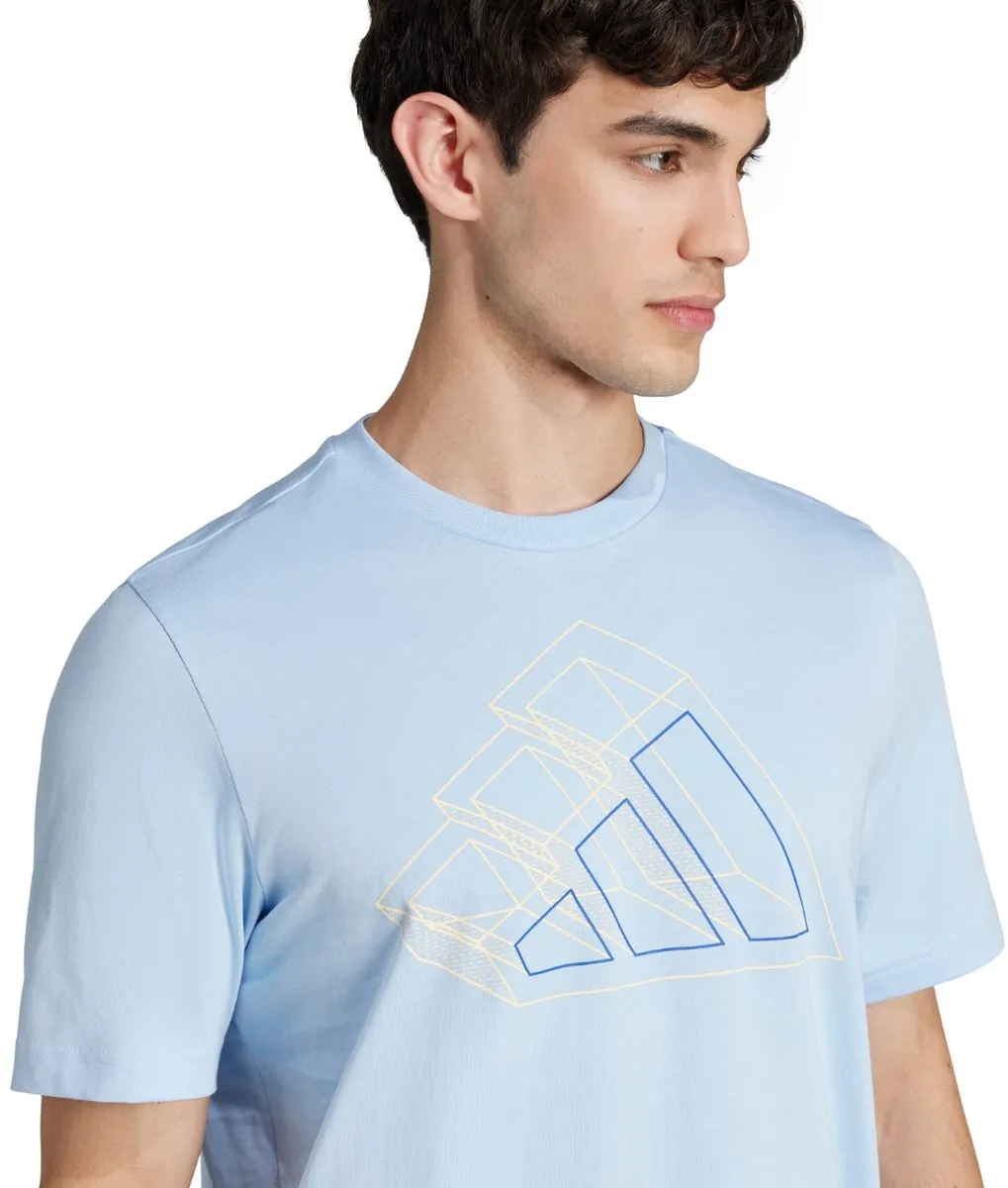 adidas T-shirt Heren M Fill Tee - Hemelsblauw