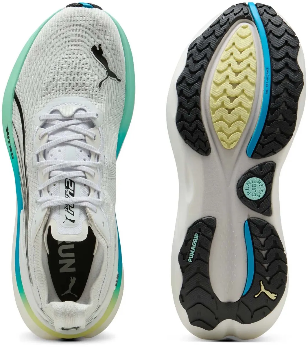 PUMA Foreverrun Nitro 2 Hardloopschoenen 41 - Wit