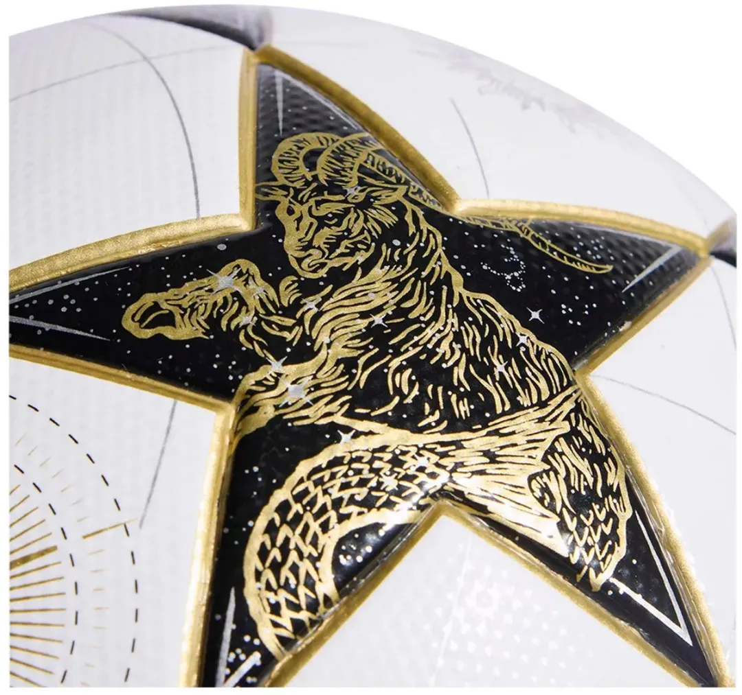 Adidas UCL League 25/26 Voetbal - Maat 4 - Wit/Zwart/Goud