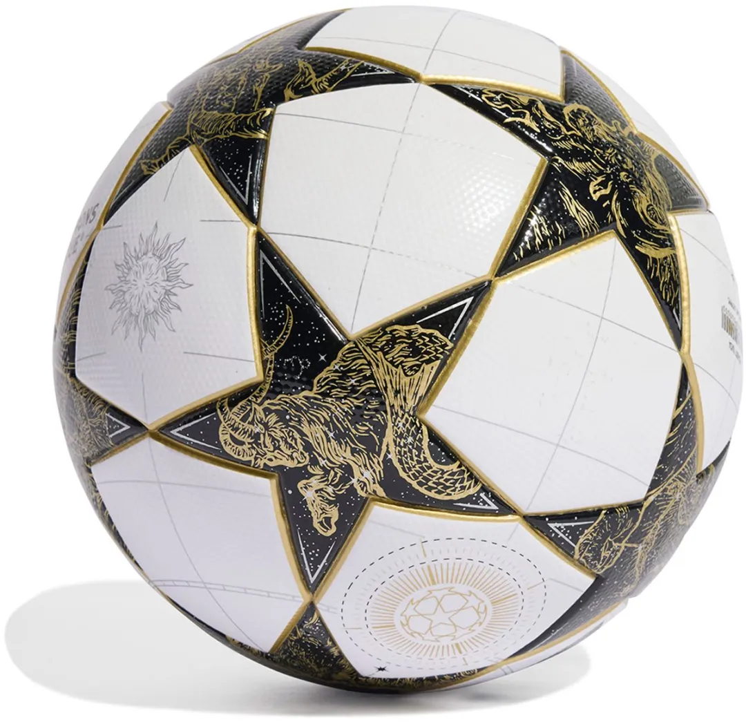 Adidas UCL League 25/26 Voetbal - Maat 4 - Wit/Zwart/Goud