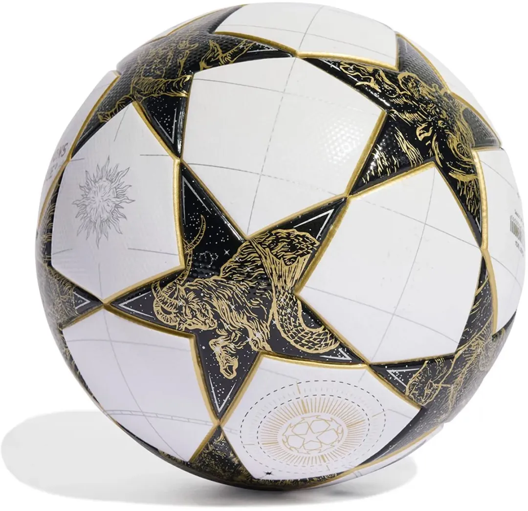 Adidas UCL League 25/26 Voetbal - Maat 4 - Wit/Zwart/Goud