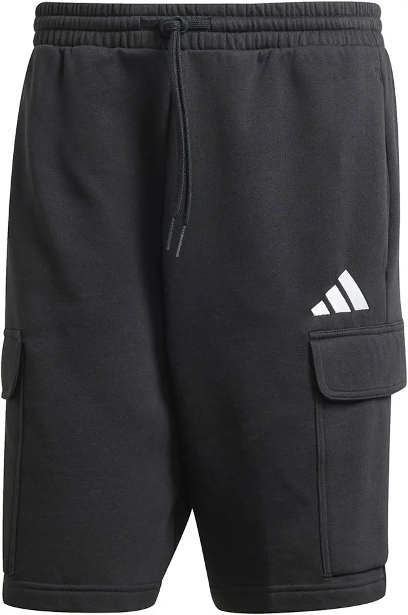 adidas Essentials Feel Cozy Cargo Shorts IC9382 - S - Zwart