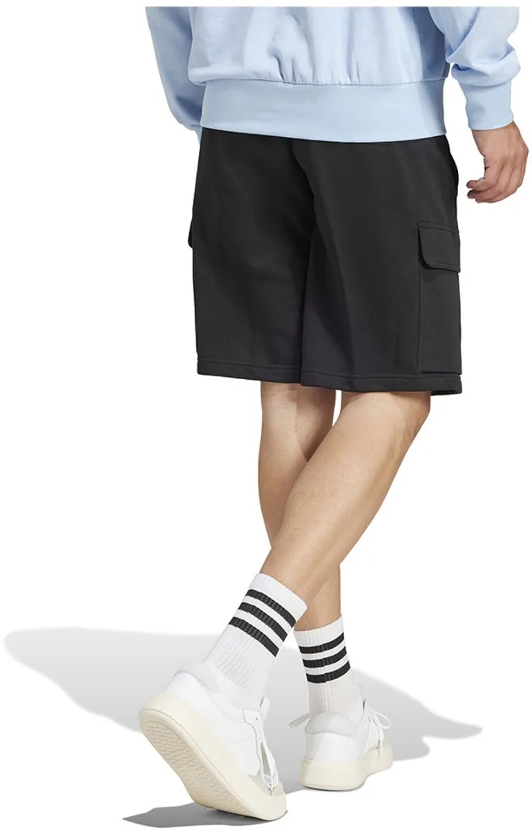 adidas Essentials Feel Cozy Cargo Shorts IC9382 - S - Zwart