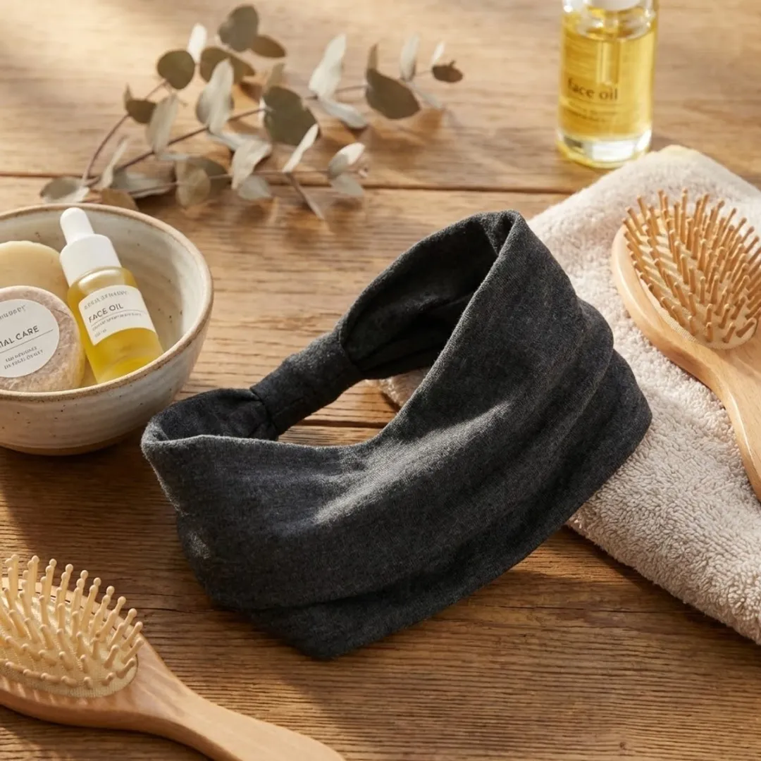 Nuvex Donkergrijze Elastische Haarband - Unisex