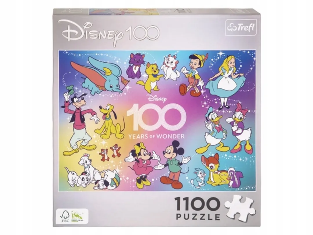 Trefl Disney 100 Jaar Puzzel 1100 Stukjes