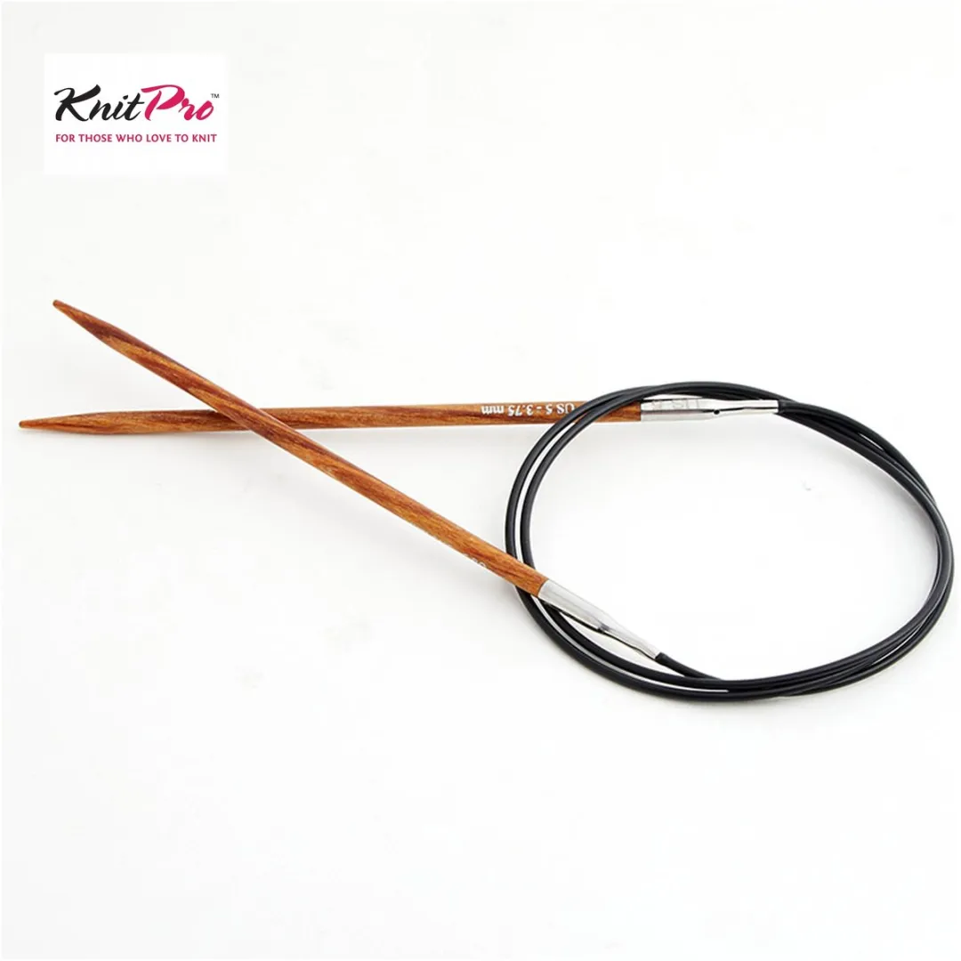 KnitPro Dreamz Houten Rondbreinaalden 60cm 3,75mm - Paars