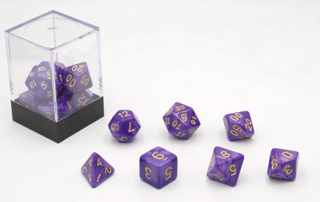 HOT Games Dobbelstenen Set 7 Stuks