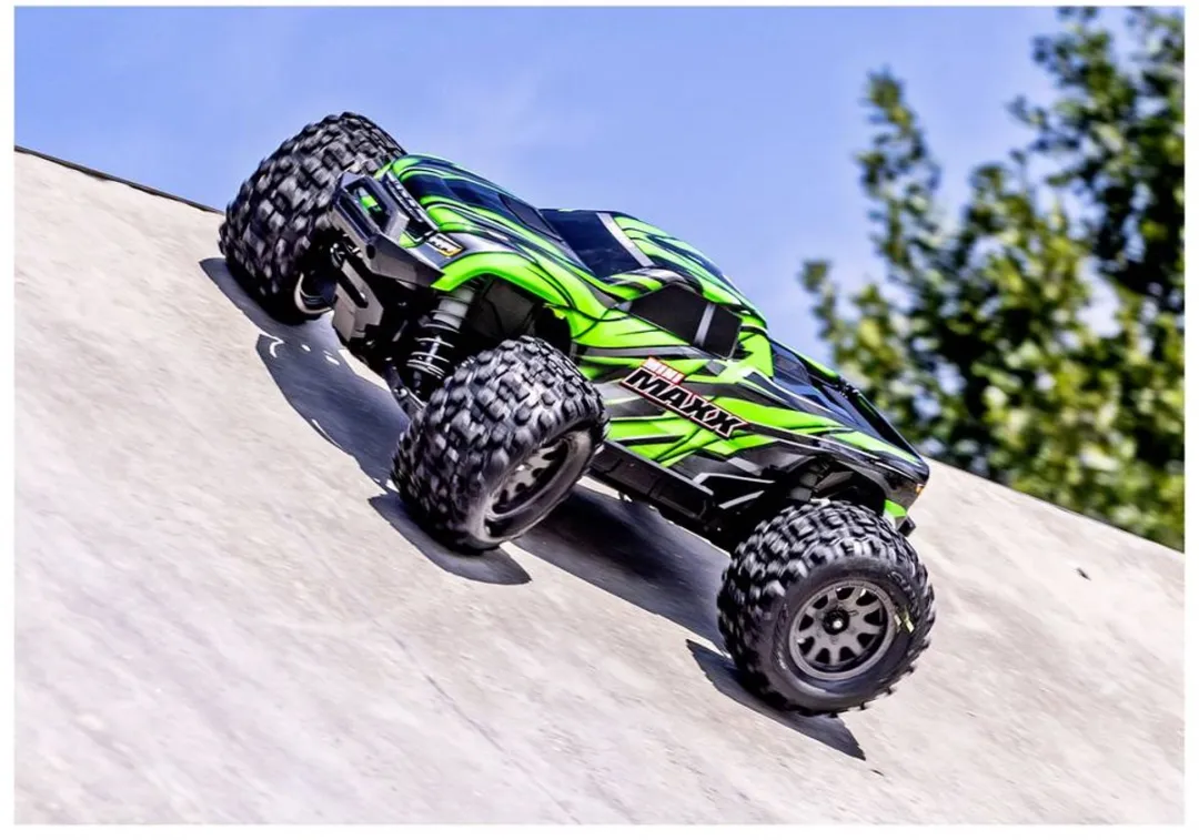 Traxxas mini Maxx BL-2S TRX107154-1-GRN - Groen
