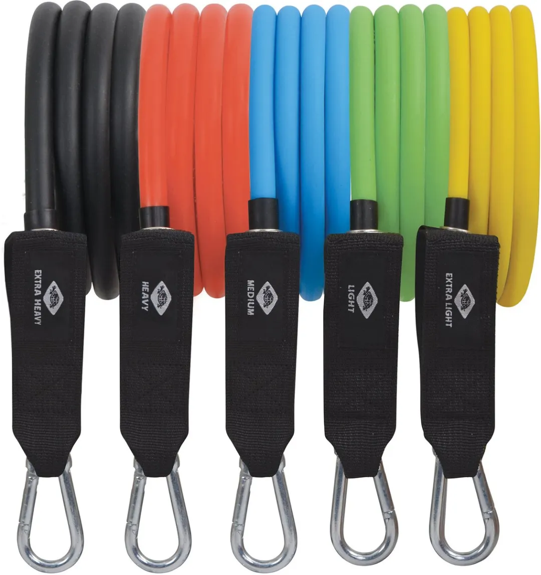 Schildkröt Weerstandsbanden Set - 5 Niveaus - Multicolor
