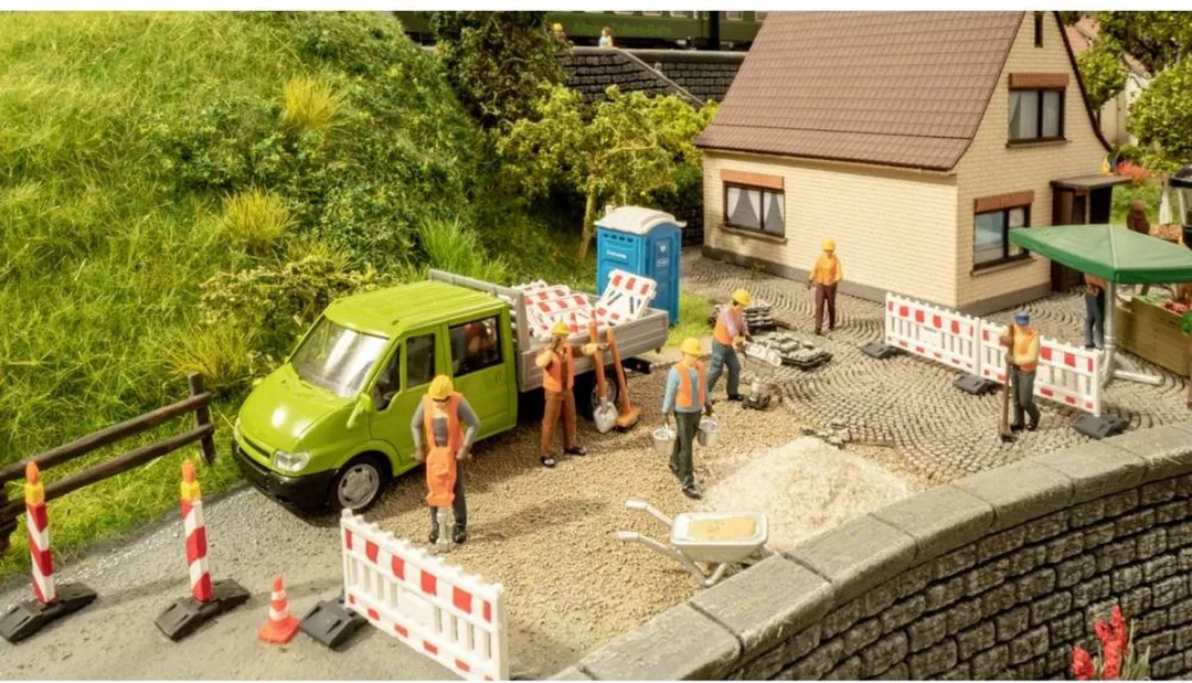 Noch Figuren-Themenwelt Straßenarbeiten Schaal H0 - Multi