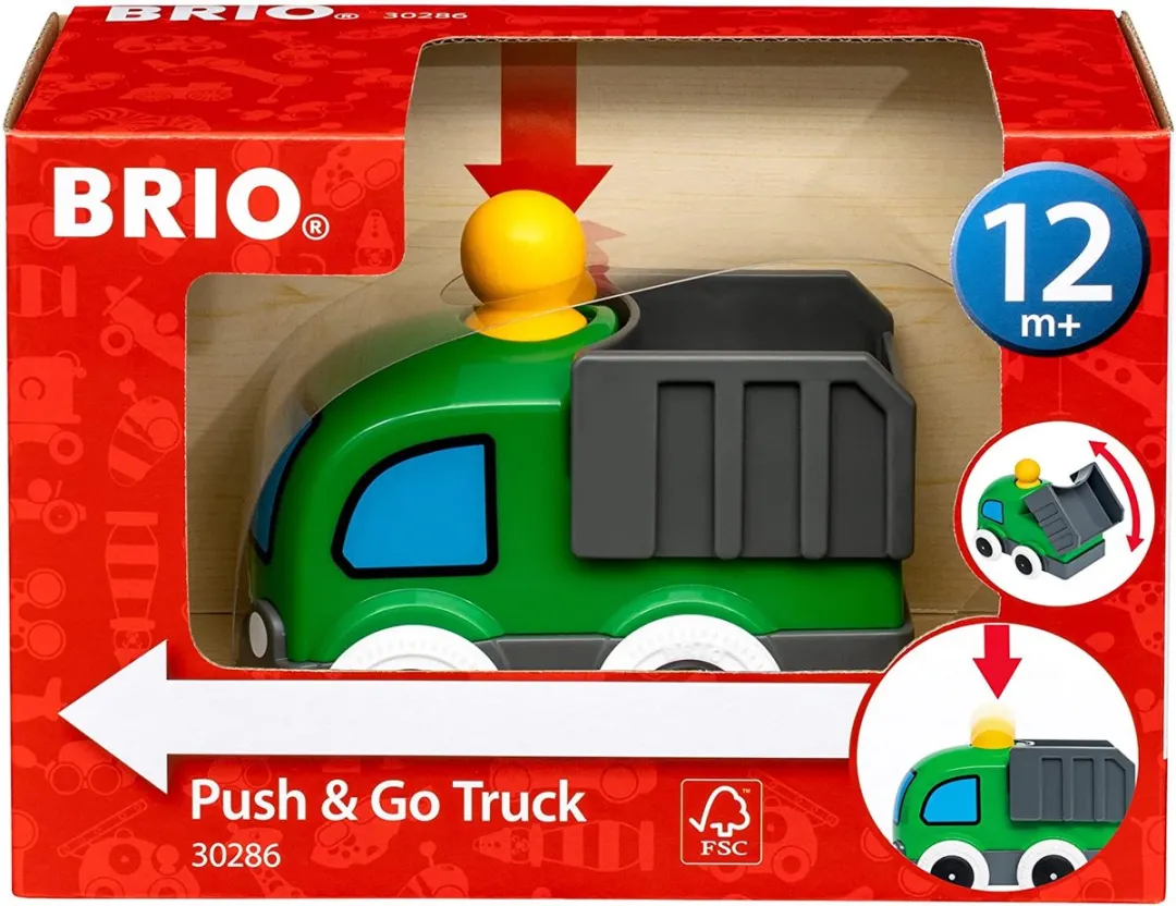 BRIO Push & Go Truck 30286 - Multicolor