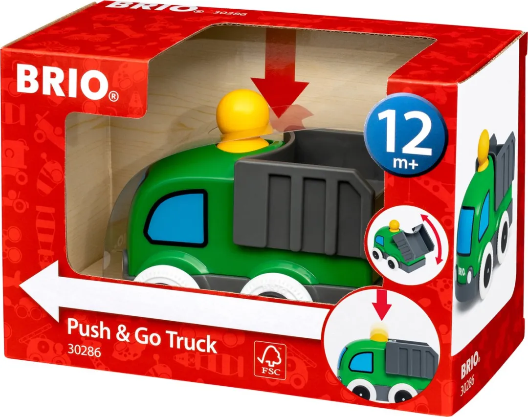 BRIO Push & Go Truck 30286 - Multicolor
