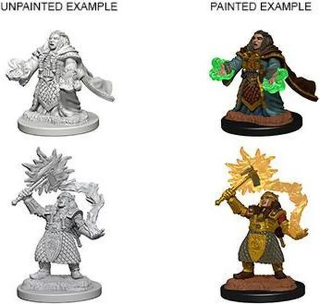 Wizkids D&D Nolzur's Marvelous Miniatures Dwerg Cleric - Multi