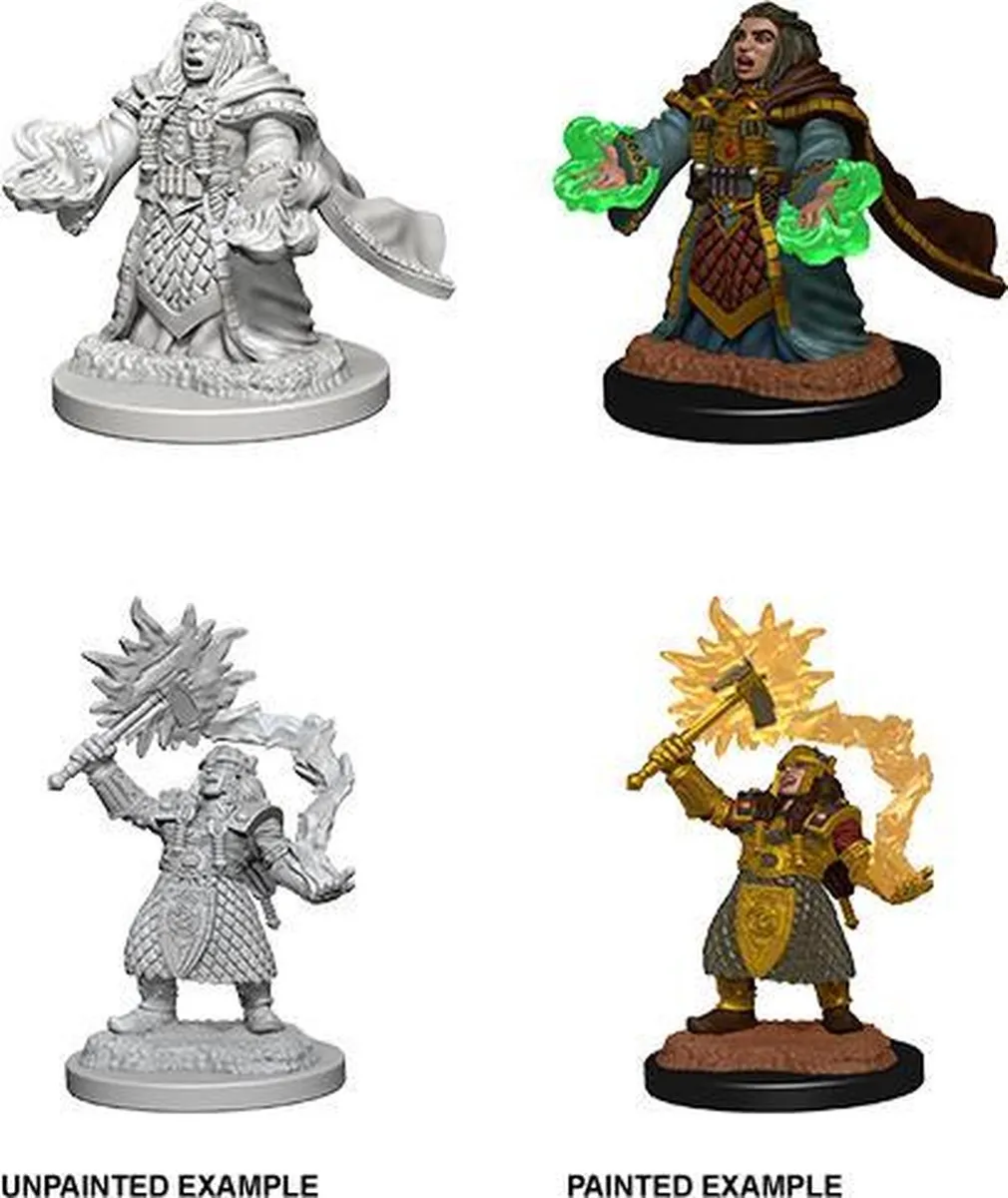 Wizkids D&D Nolzur's Marvelous Miniatures Dwerg Cleric - Multi