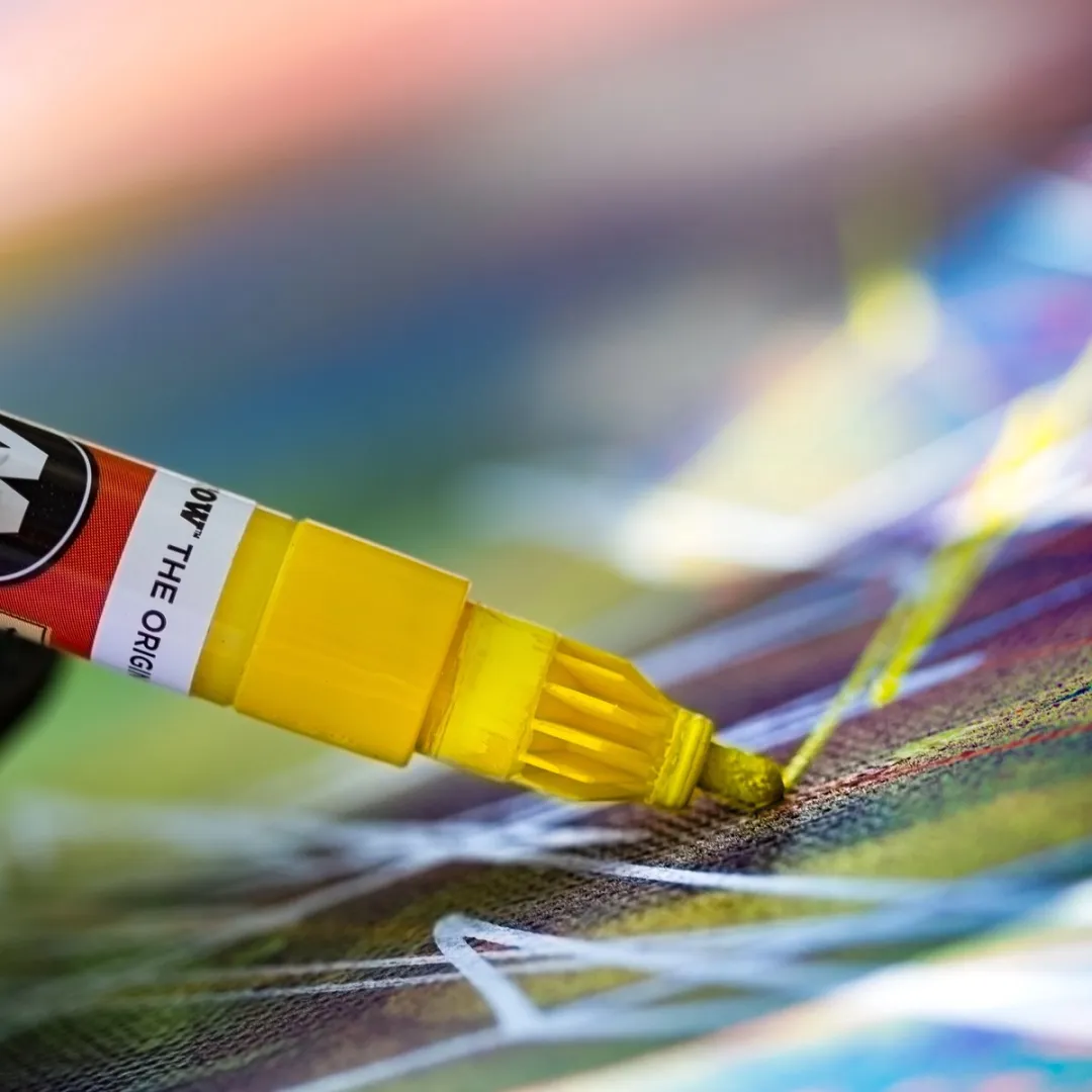 Molotow One4All 127HS Marker 2mm - Glanzend Zwart