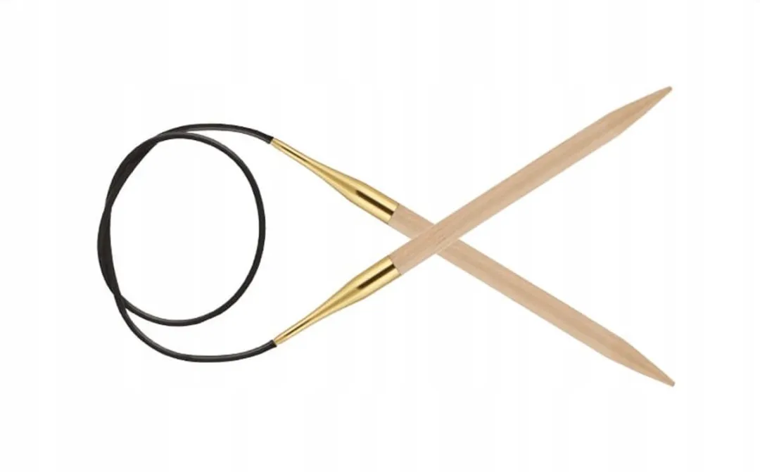 KnitPro Basix Beuken Rondelles 6,0mm - 80cm