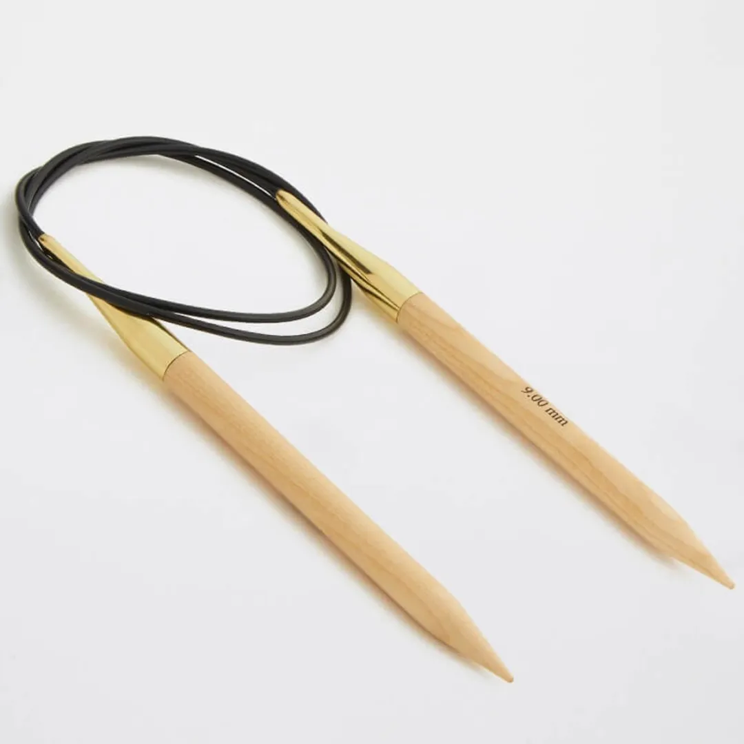 KnitPro Basix Beuken Rondelles 6,0mm - 80cm