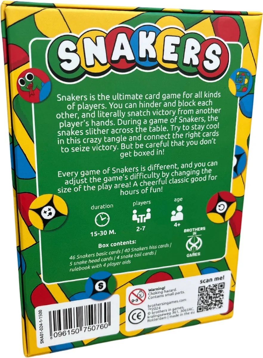Asmodee Brothers In Games Snakers BIG002EN - Multicolor