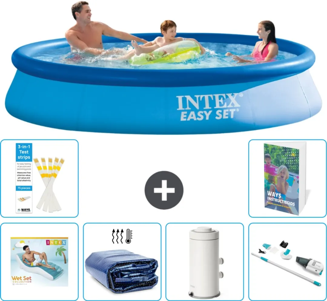 Intex Easy Set Zwembad 366x76cm Blauw
