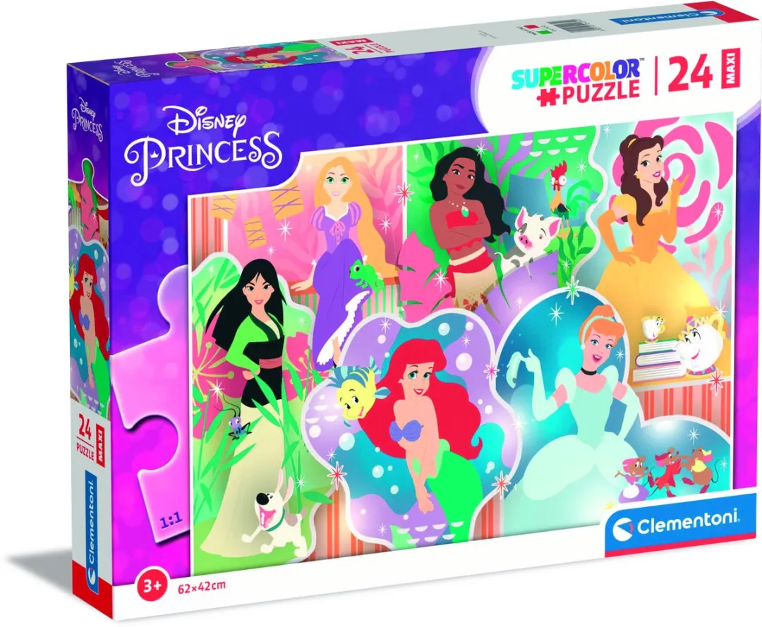 Clementoni Disney Princess MAXI Puzzel 24 Stuks
