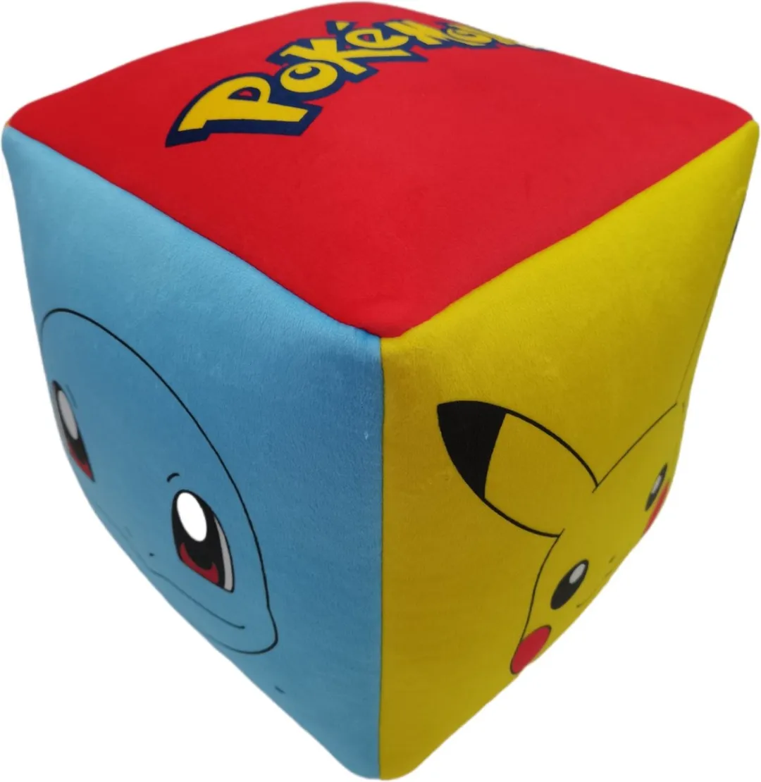 Pokémon Kubus Kussen - 25x25x25cm - Multicolor