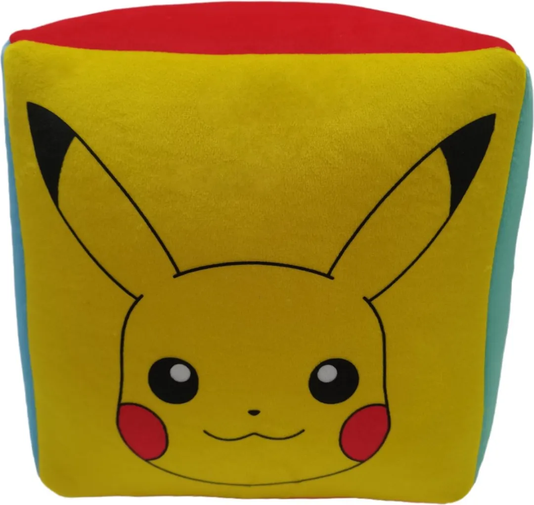 Pokémon Kubus Kussen - 25x25x25cm - Multicolor
