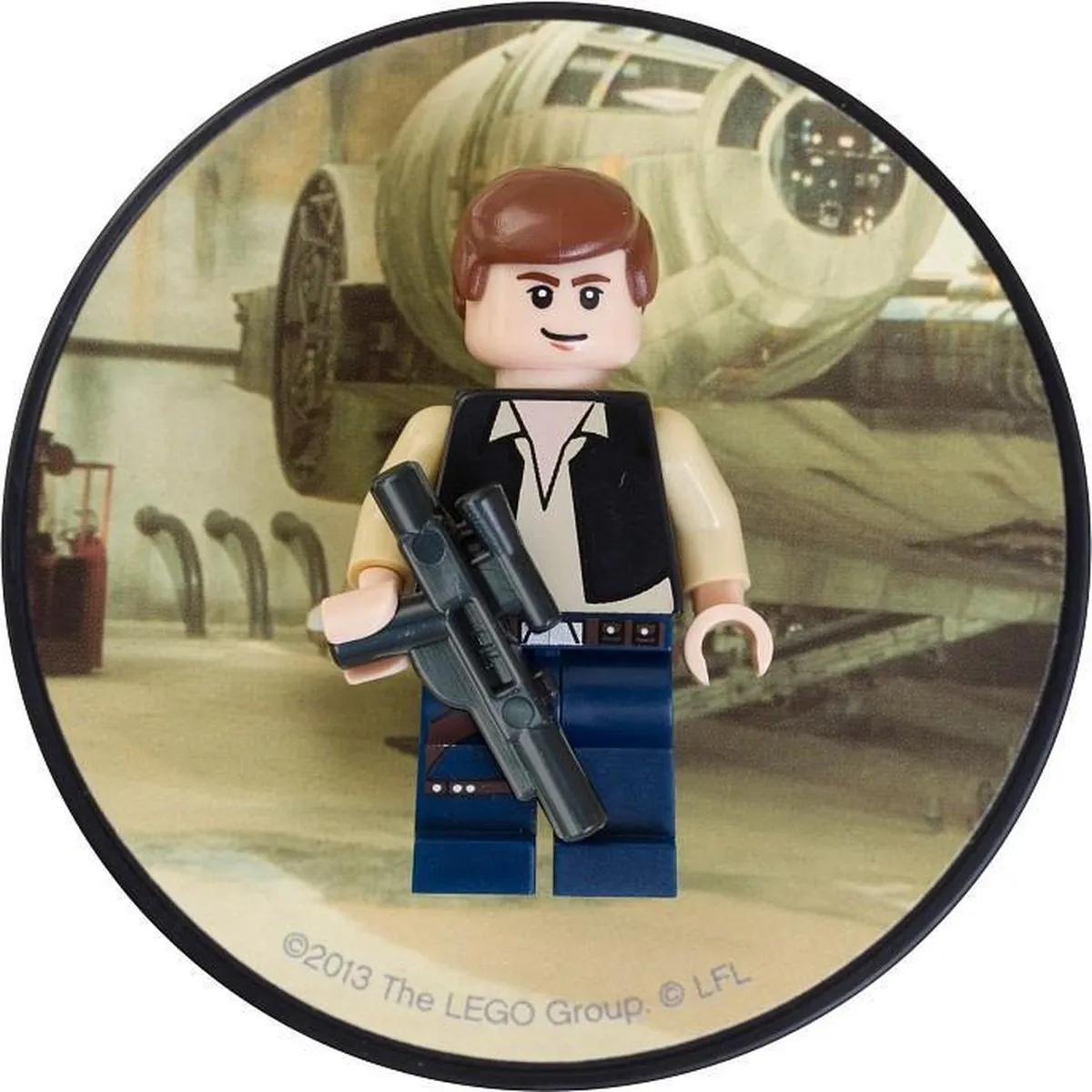 LEGO Star Wars Han Solo Magneet - 1 Stuk - Multicolor - afbeelding 2 van 3