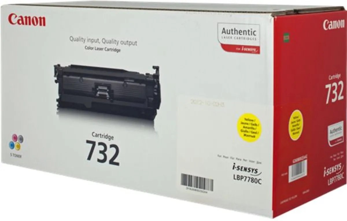 Canon 732Y Tonercartridge - Geel 6400 pagina's
