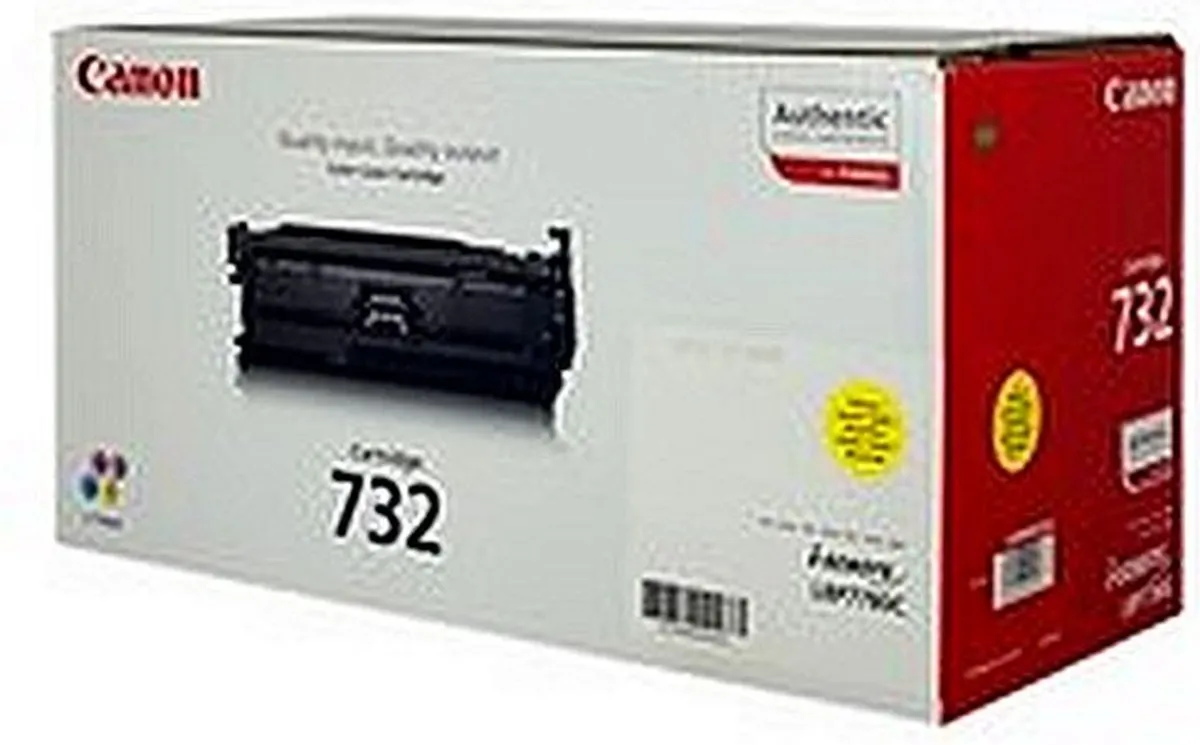 Canon 732Y Tonercartridge - Geel 6400 pagina's - afbeelding 6 van 6