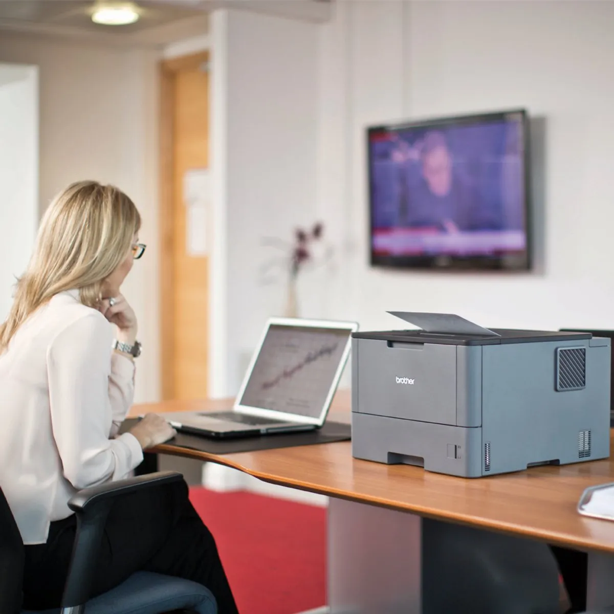 Brother HL-L5000D Laserprinter - 25 ppm - Antraciet