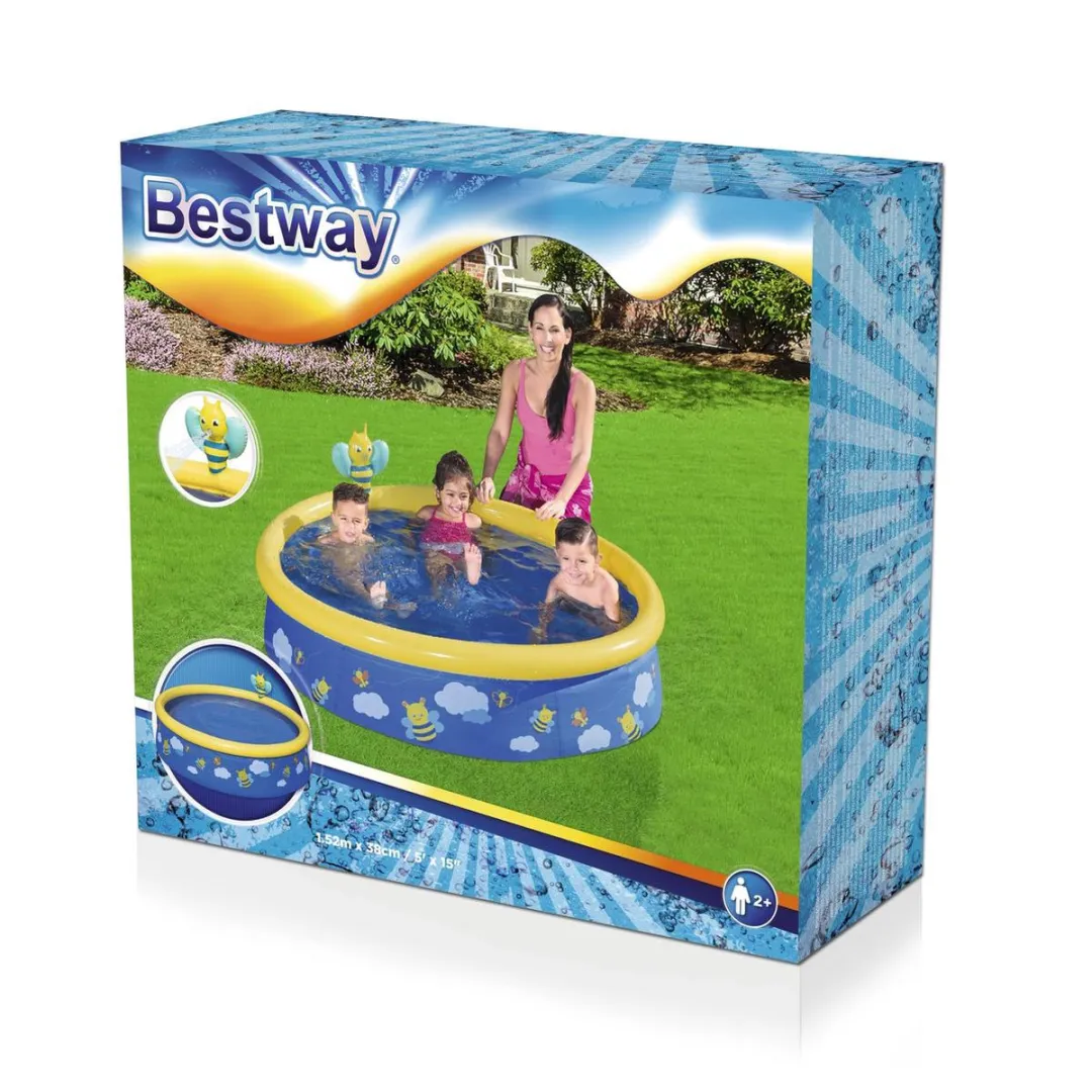 Bestway My First Kinderzwembad 152x38cm - Donkerblauw - afbeelding 6 van 6
