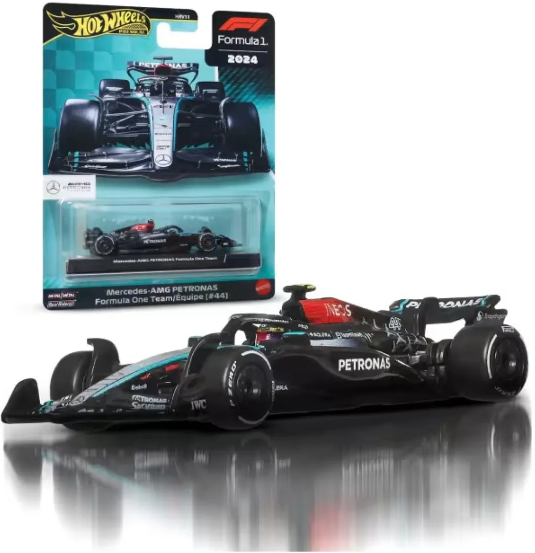 Hot Wheels Premium Formule 1 Lewis Hamilton Mercedes-Benz JBM16