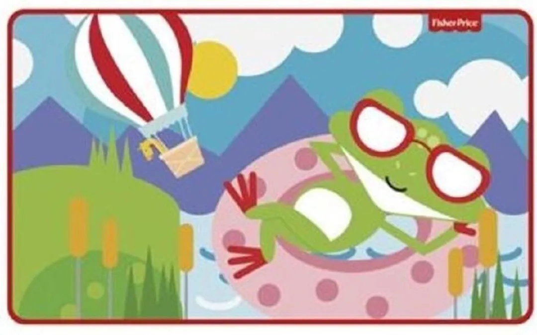 Fisher Price Kikker Speelkleed - 45x75cm Multicolor
