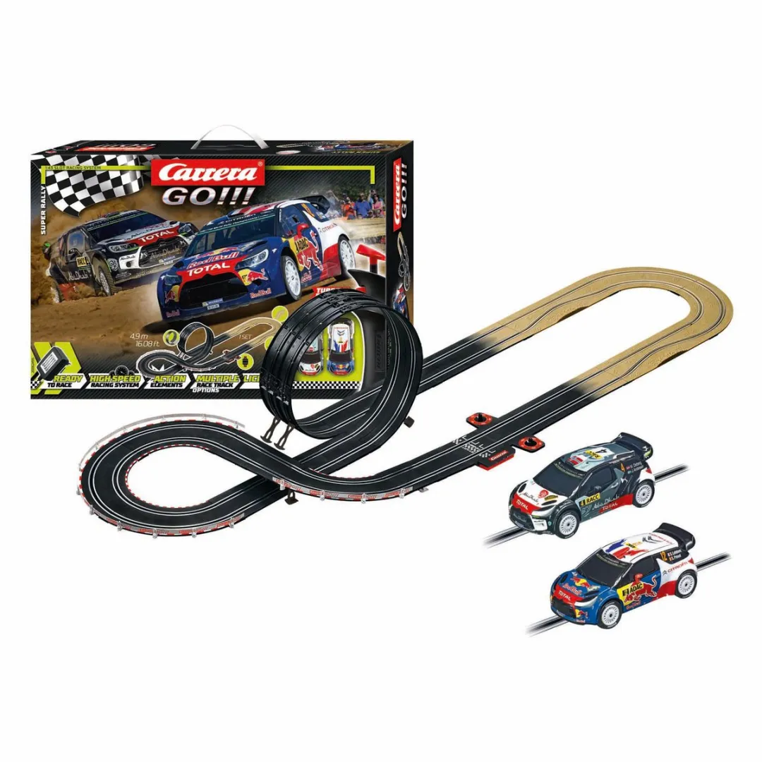 Carrera Go!!! Super Rally DS 3 WRC Racebaan 4,9m