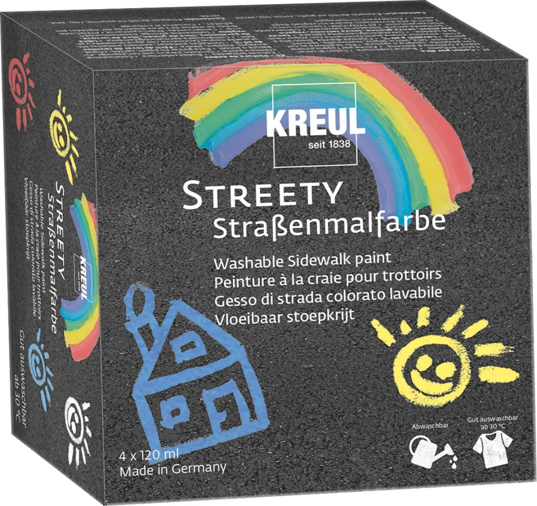 Creativ Company Kreul Streety Sidewalk Stoepverf Set KR43100