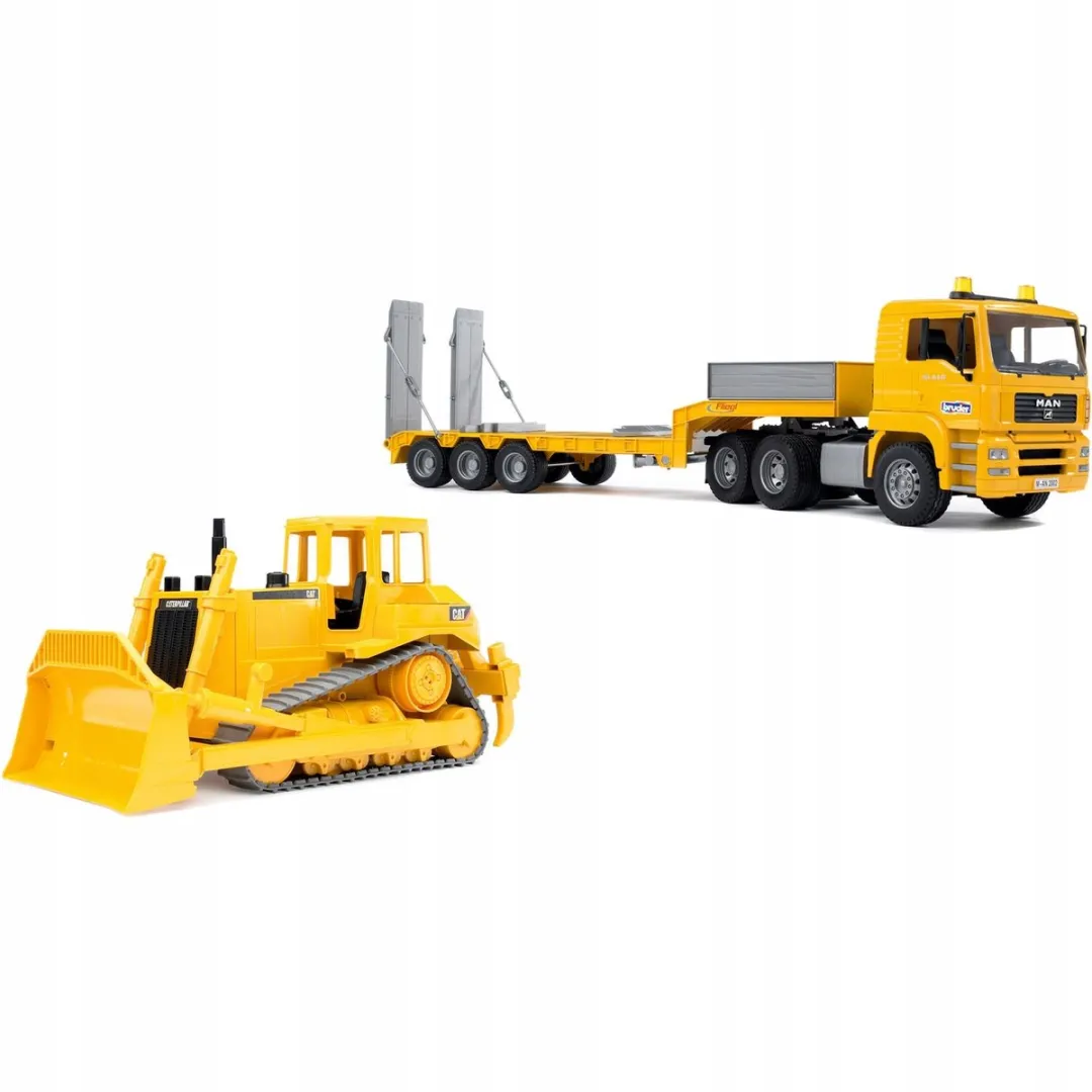 Bruder MAN TGA CAT Bulldozer Speelgoedset 01628
