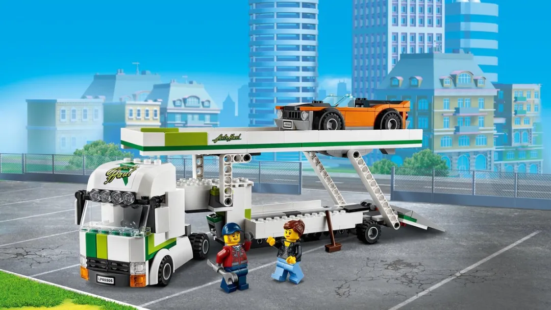 LEGO City Autotransportvoertuig 342 Stukken - Meerkleurig