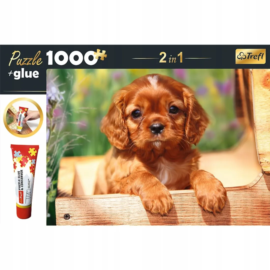 Trefl Little Puppy Puzzel 1000 Stuks - met Lijm