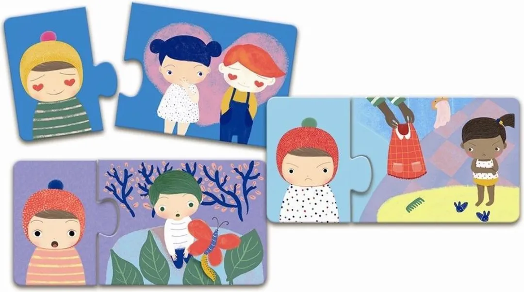 Djeco Puzzel Duo Emoties