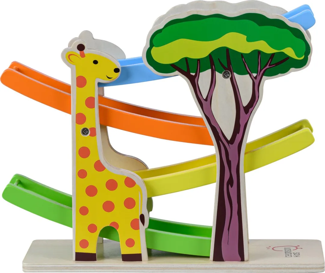 Teamson Kids Houten Ramp Racebaan Safari Dieren - Multi