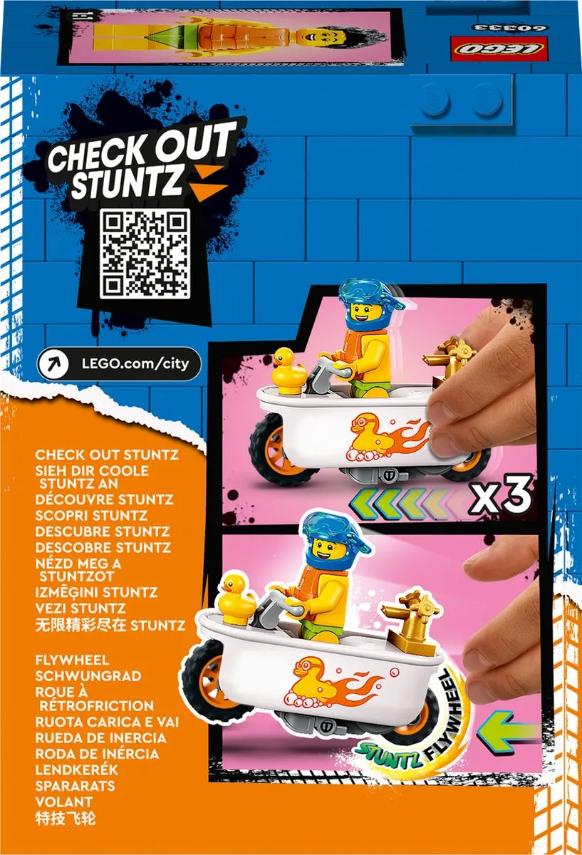 LEGO City Stuntz Badkuip Stuntmotor 60333 - afbeelding 4 van 6