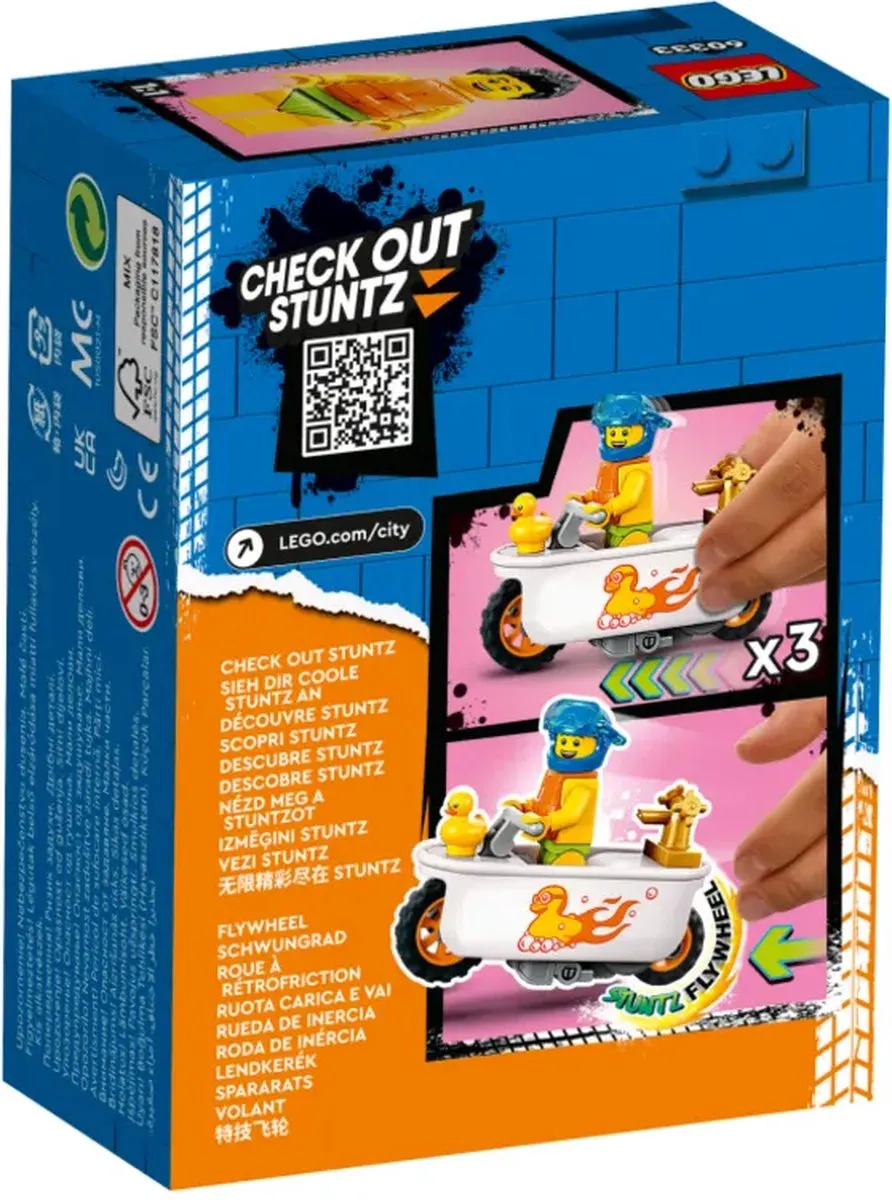 LEGO City Stuntz Badkuip Stuntmotor 60333 - afbeelding 6 van 6