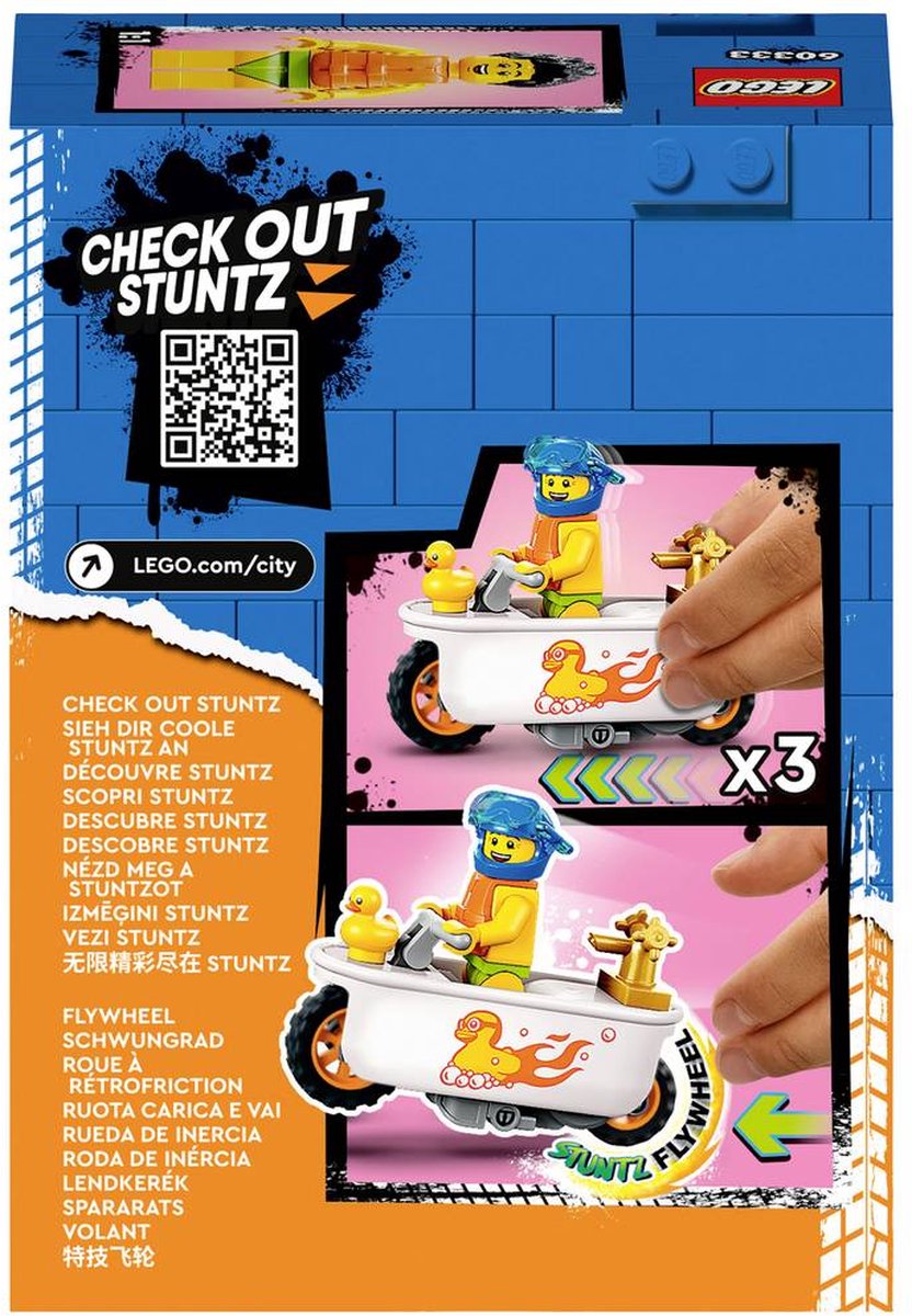 LEGO City Stuntz Badkuip stuntmotor - 60333