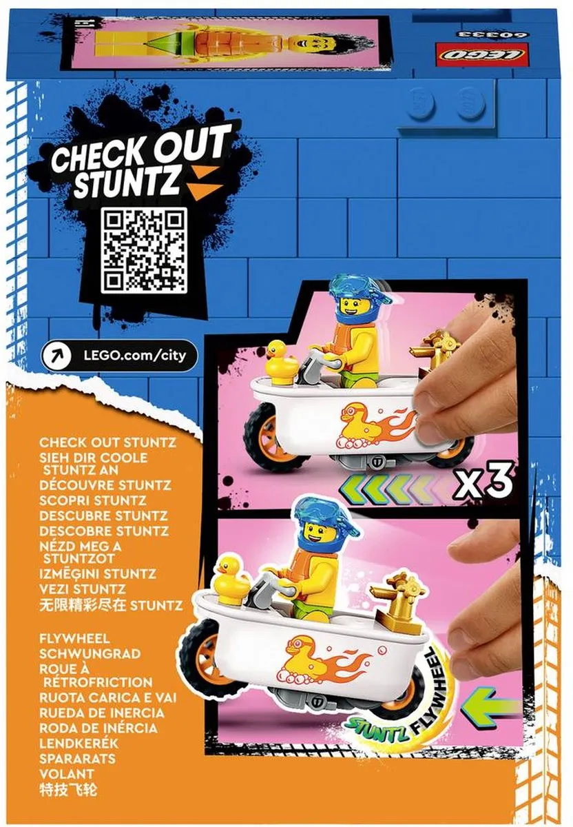 LEGO City Stuntz Badkuip Stuntmotor 60333 - afbeelding 5 van 6