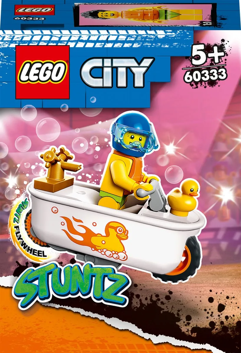 LEGO City Stuntz Badkuip Stuntmotor 60333