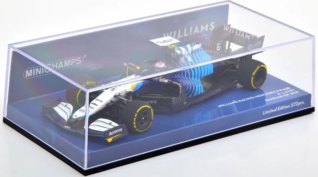 Williams Racing Mercedes FW43B 1:43 Minichamps - Diversen Kleuren